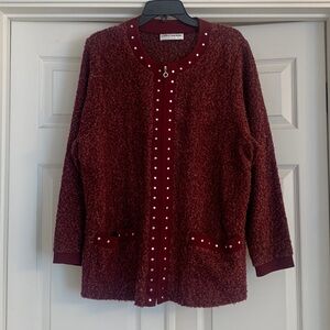Cathy Daniel Sweater Jacket without size tag but fits like a 1X